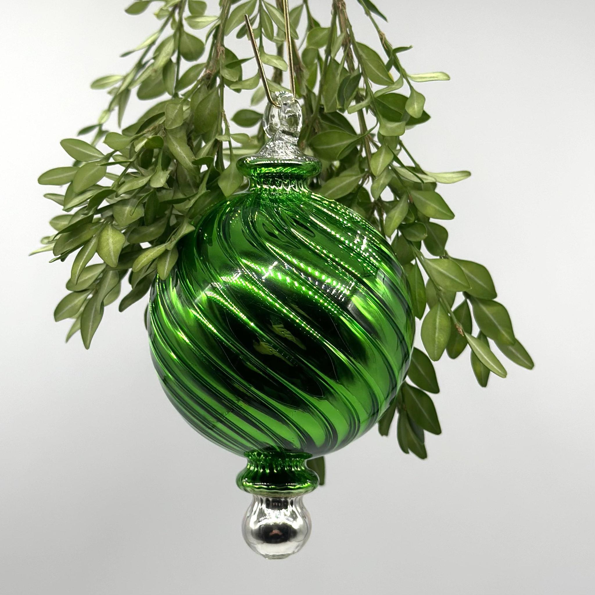 Swirl Glass Sphere